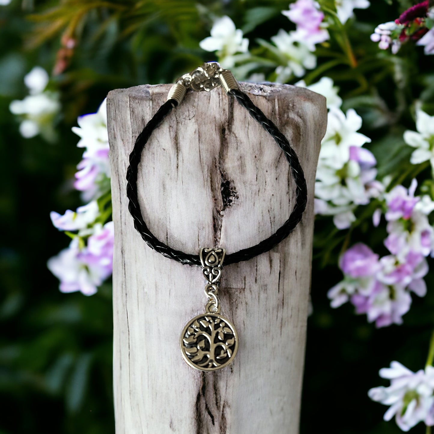 Tree of lift corded bracelet