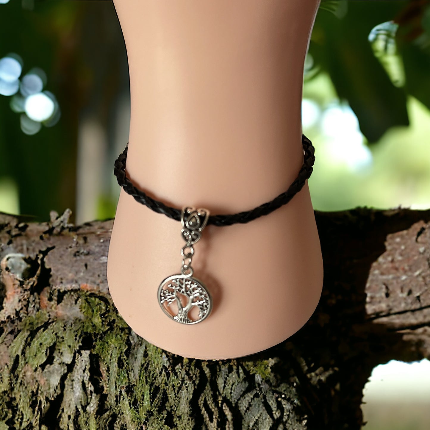 Tree of lift corded bracelet