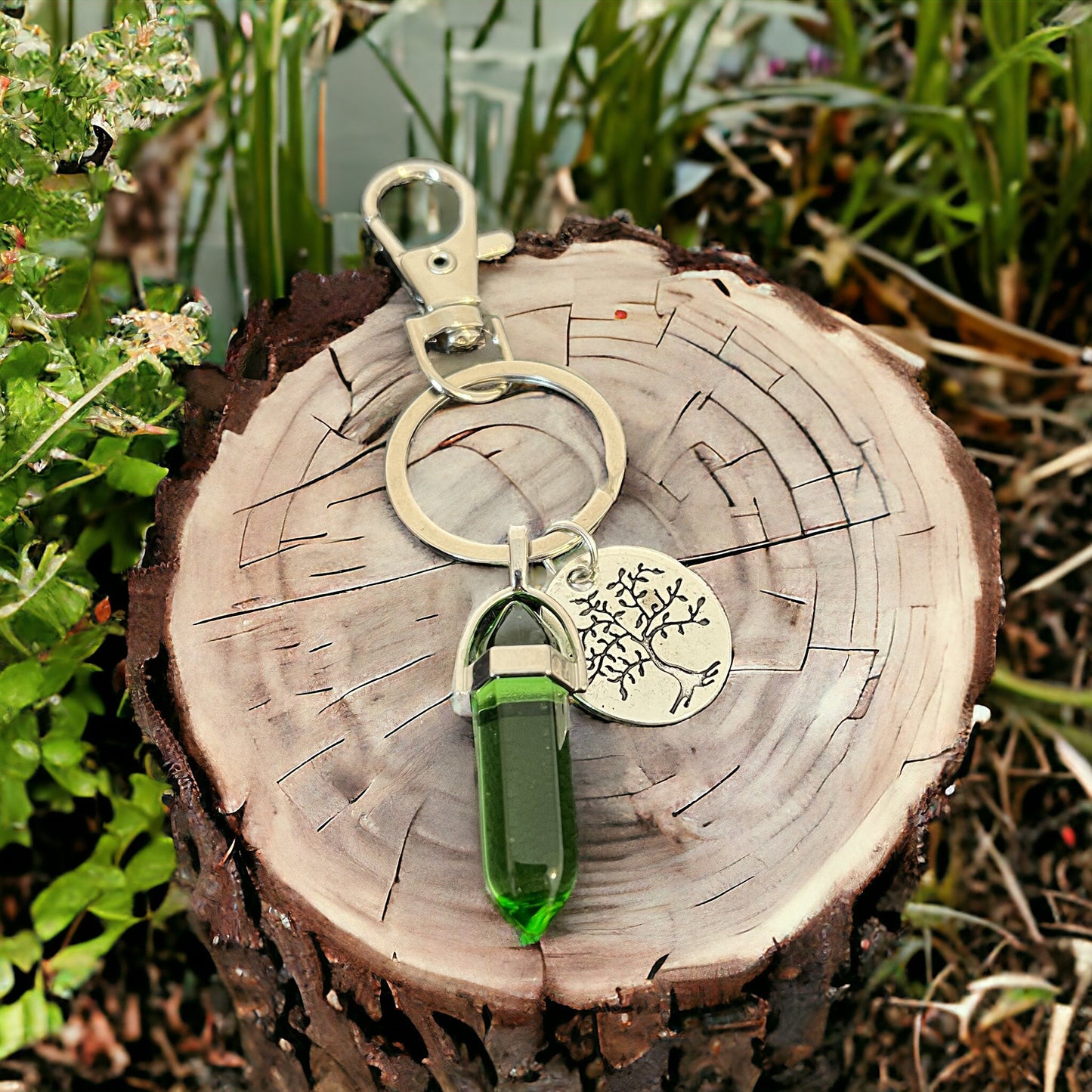 Tree of life key chain